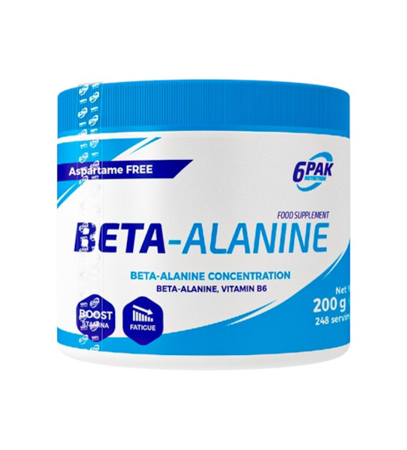 6PAK Beta-Alanine w proszku - 200 g