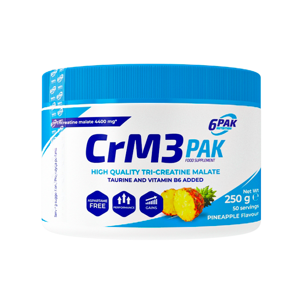 БАД «Nutrition» CrM3 Pak, три-креатин малат, ананас, 250 г