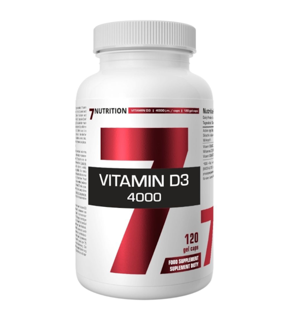 7Nutrition Witamina D3 4000 IU - 120 kapsułek