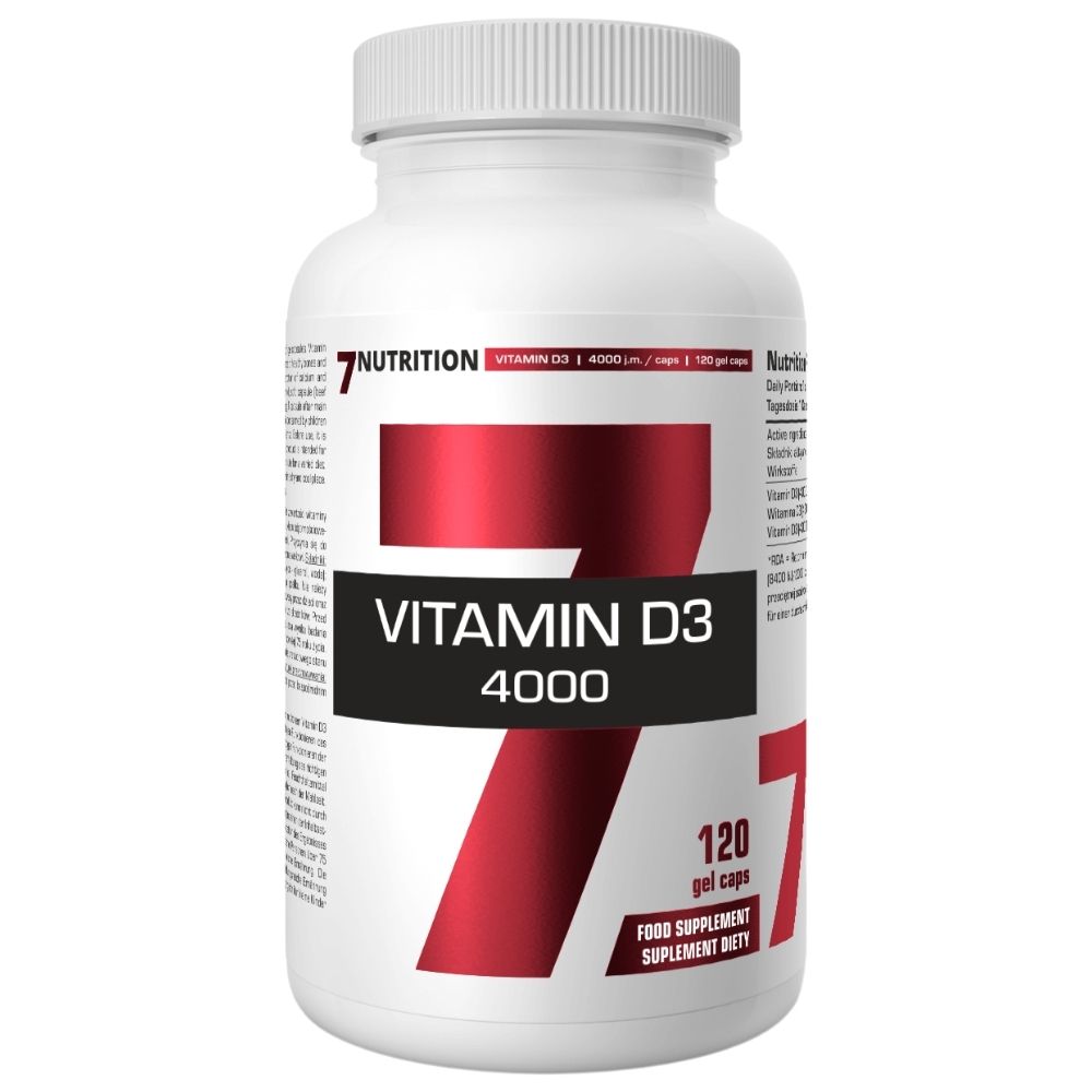 7Nutrition Witamina D3 4000 IU - 120 kapsułek