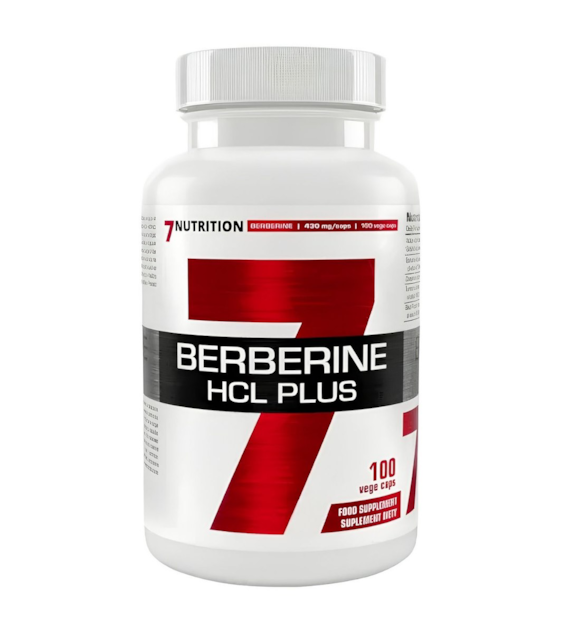 7Nutrition Berberine HCL PLUS, Berberyna 417 mg - 100 kapsułek