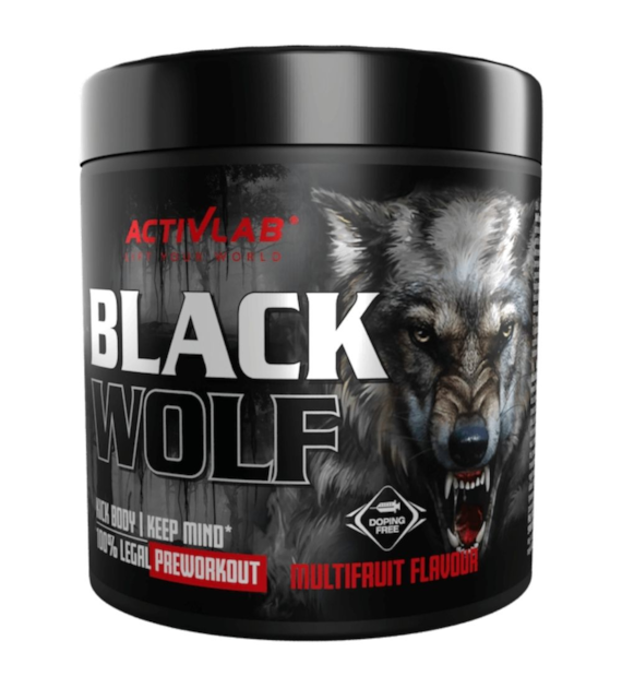 Activlab Black Wolf Przedtreningówka, wieloowocowy - 300 g