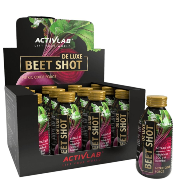 Activlab Pharma De Luxe Shot przedtreningowy z buraka - 12 sztuk