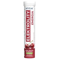 Activlab Pharma Elektrolity Energia z kofeiną, wiśnia - 20 tabletek musujących