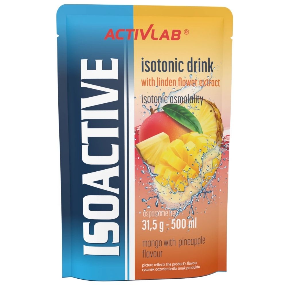 Activlab Isoactive Izotonik funkcjonalny z lipą, mango z ananasem - 31,5 g