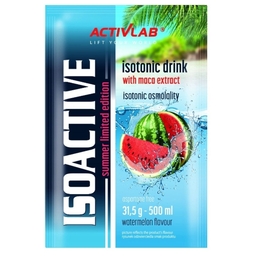 Activlab Isoactive Izotonik funkcjonalny z Maca, arbuz - 31,5 g