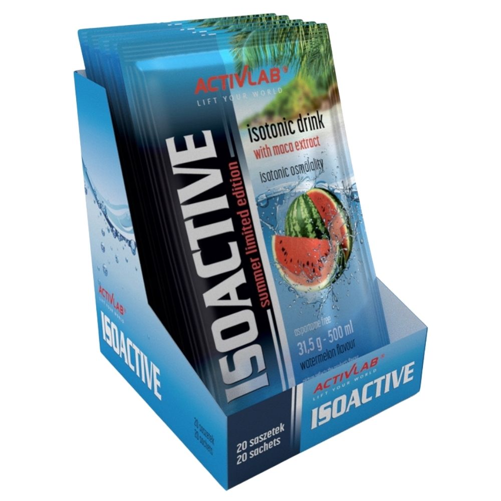 Activlab Isoactive Izotonik funkcjonalny z Maca, arbuz - 20 saszetek
