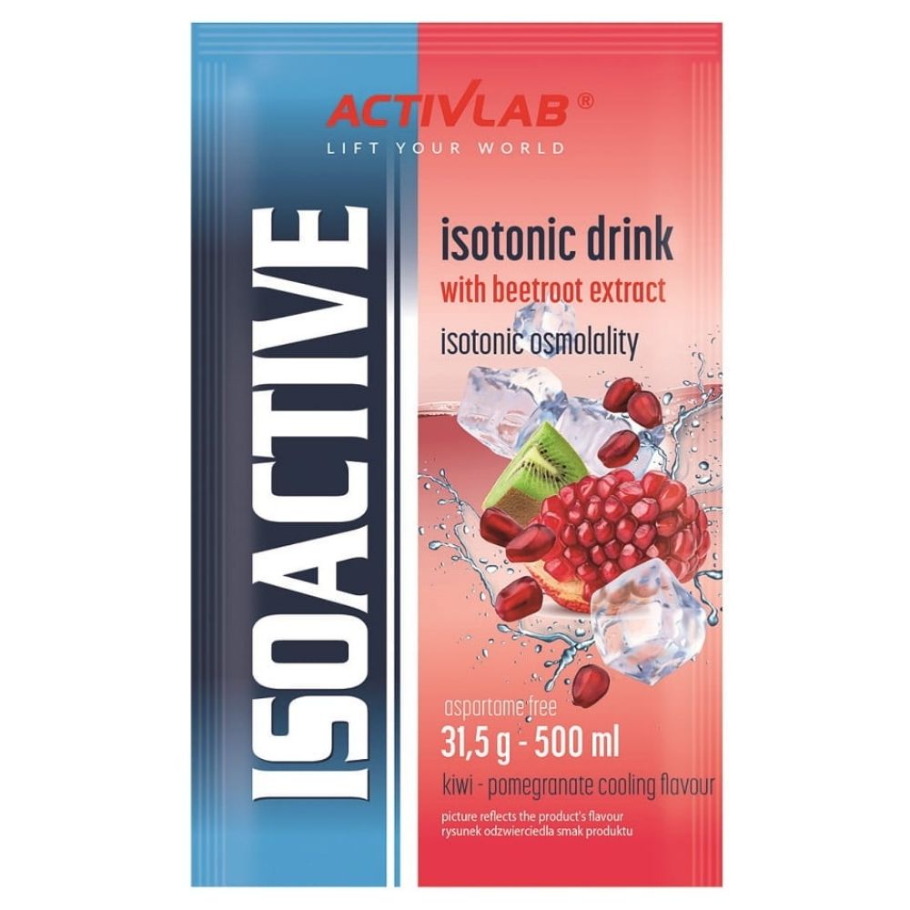Activlab Isoactive Izotonik funkcjonalny z burakiem, kiwi-granat cooling - 31,5 g