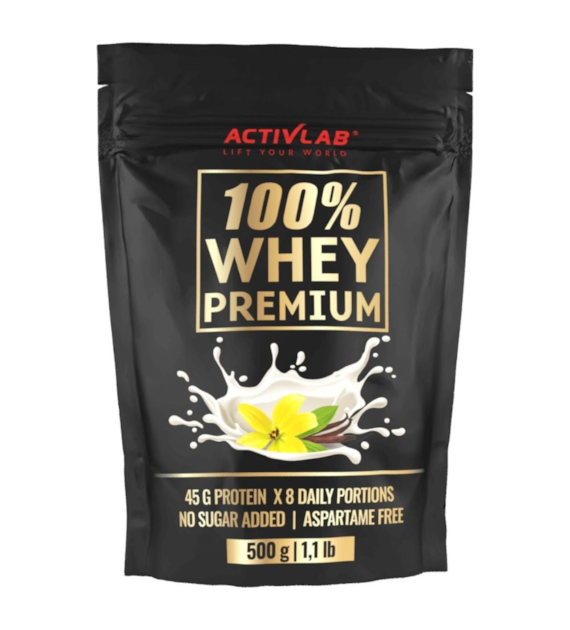 Activlab 100% Whey Premium Odżywka białkowa, wanilia - 500 g