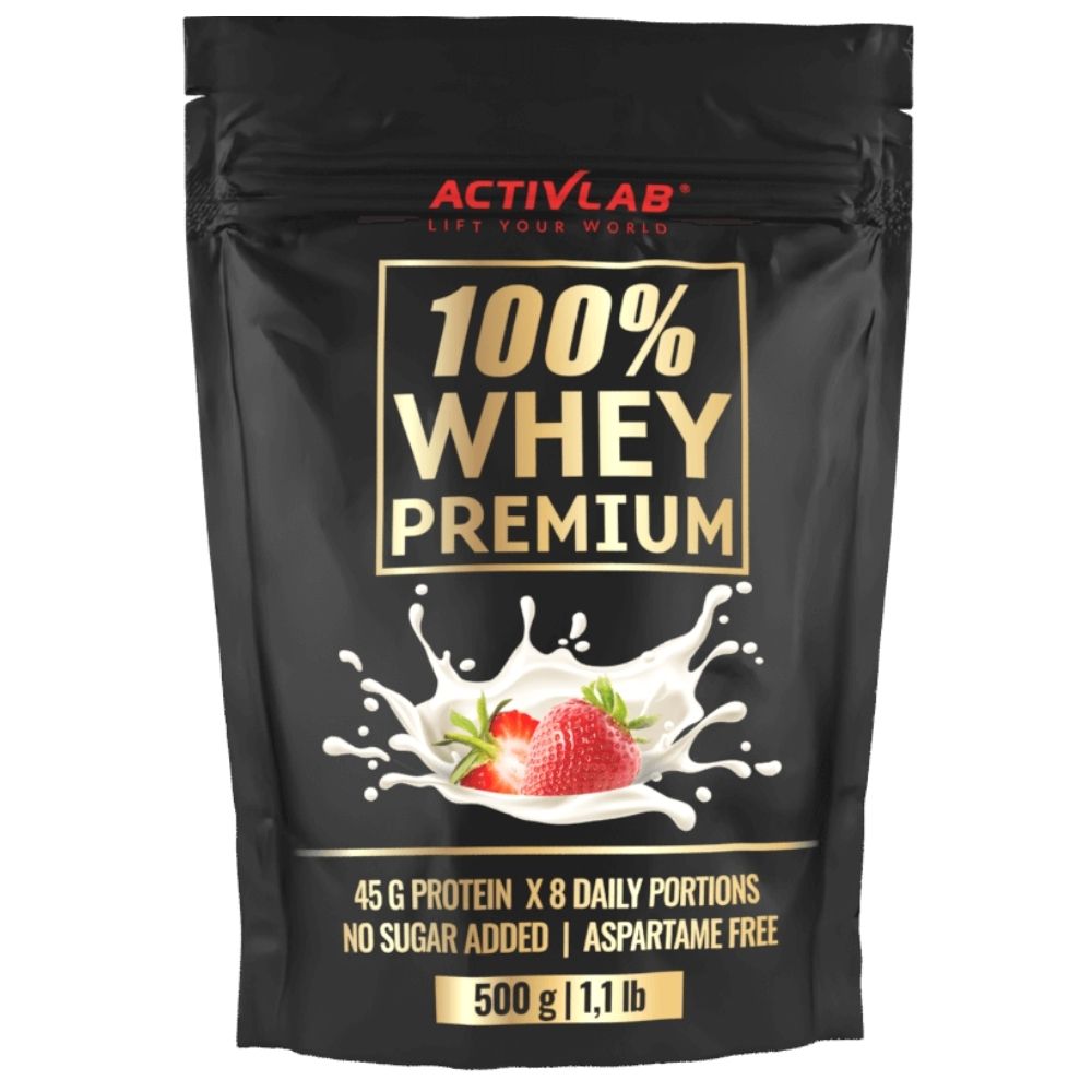 Activlab 100% Whey Premium Odżywka białkowa, truskawka - 500 g