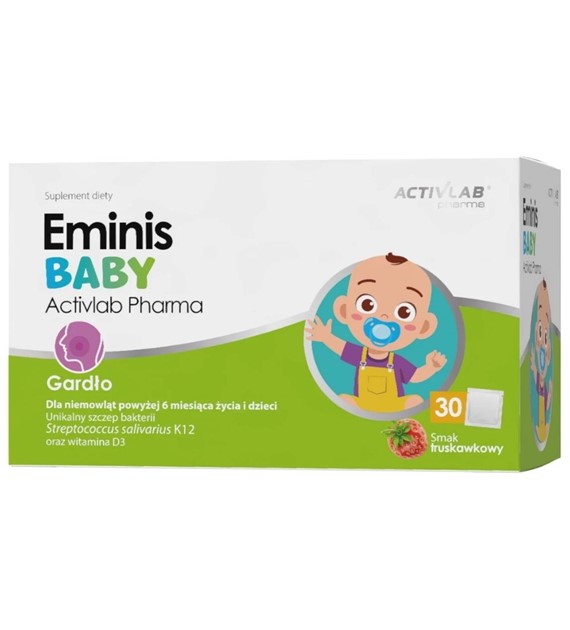 Activlab Pharma Eminis Baby, truskawka - 30 saszetek