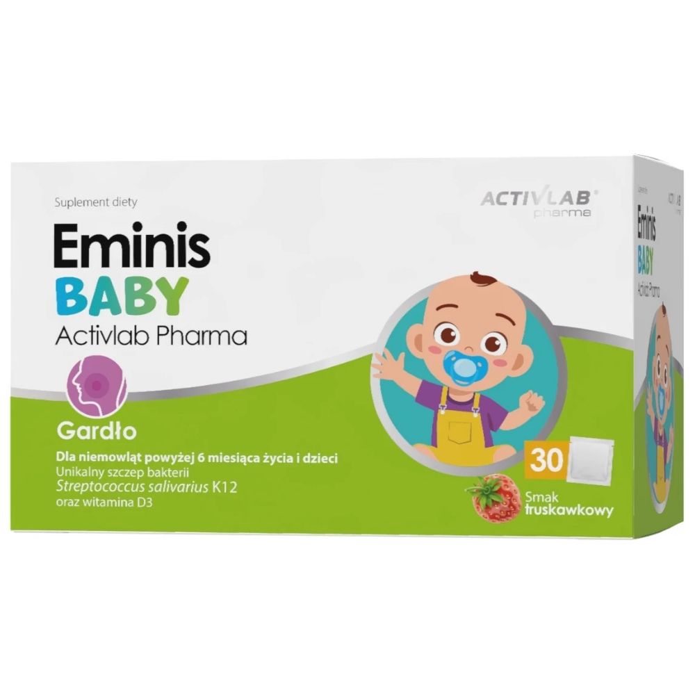 Activlab Pharma Eminis Baby, truskawka - 30 saszetek