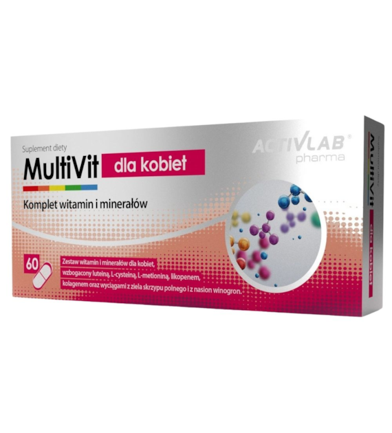 Activlab Pharma MultiVit dla kobiet - 60 kapsułek