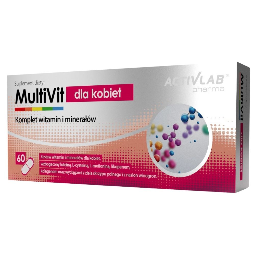 Activlab Pharma MultiVit dla kobiet - 60 kapsułek