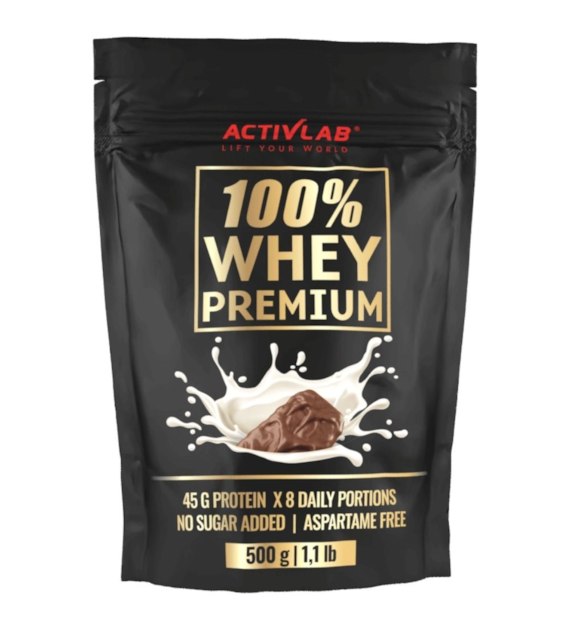 Activlab 100% Whey Premium Odżywka białkowa, baton mleczny - 500 g