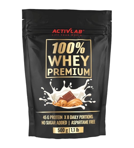 Activlab 100% Whey Premium Odżywka białkowa, masło orzechowe z czekoladą - 500 g