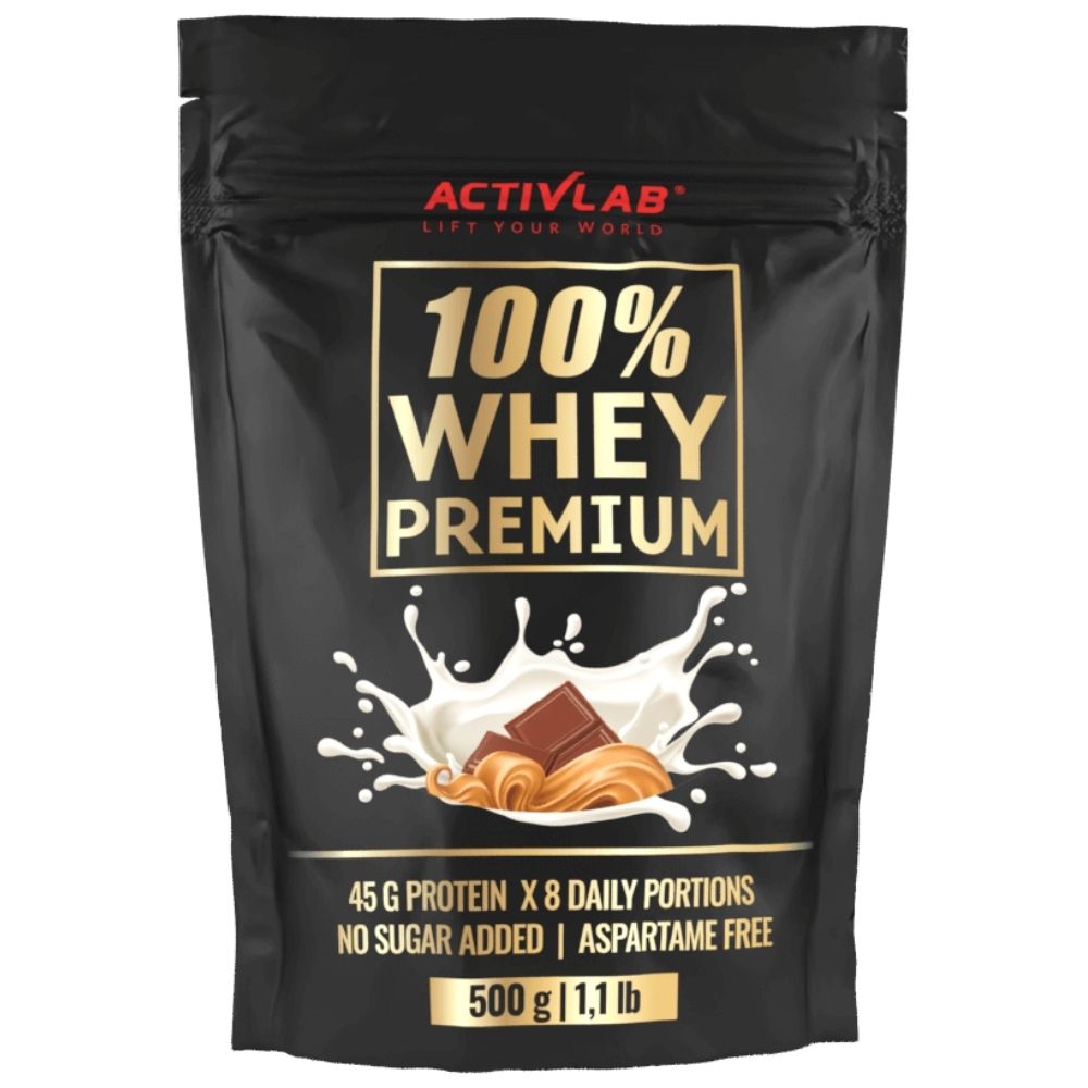 Activlab 100% Whey Premium Odżywka białkowa, masło orzechowe z czekoladą - 500 g
