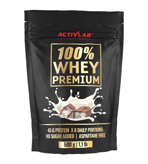Activlab 100% Whey Premium Odżywka białkowa, kokos z czekoladą - 500 g