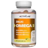 Activlab Żelki Omega 3, limetka-cytryna - 60 sztuk