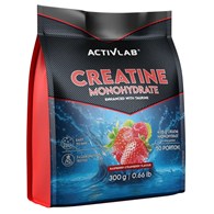 Olimp Creatine Monohydrate, malina-truskawka - 300 g