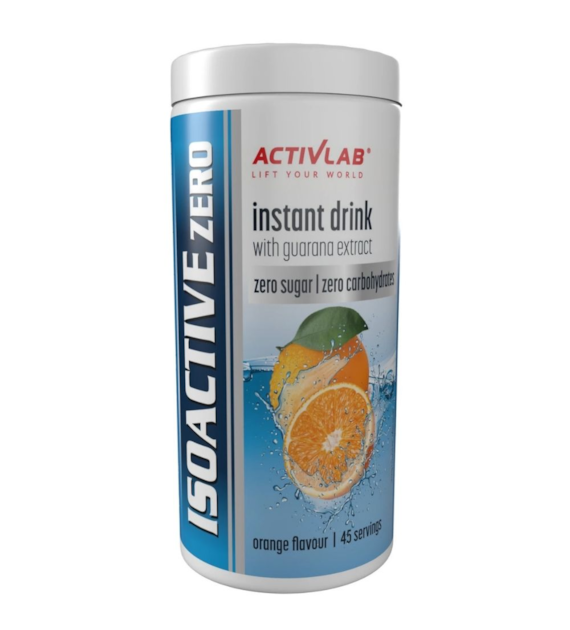 Activlab Isoactive Zero, pomarańcza - 225 g