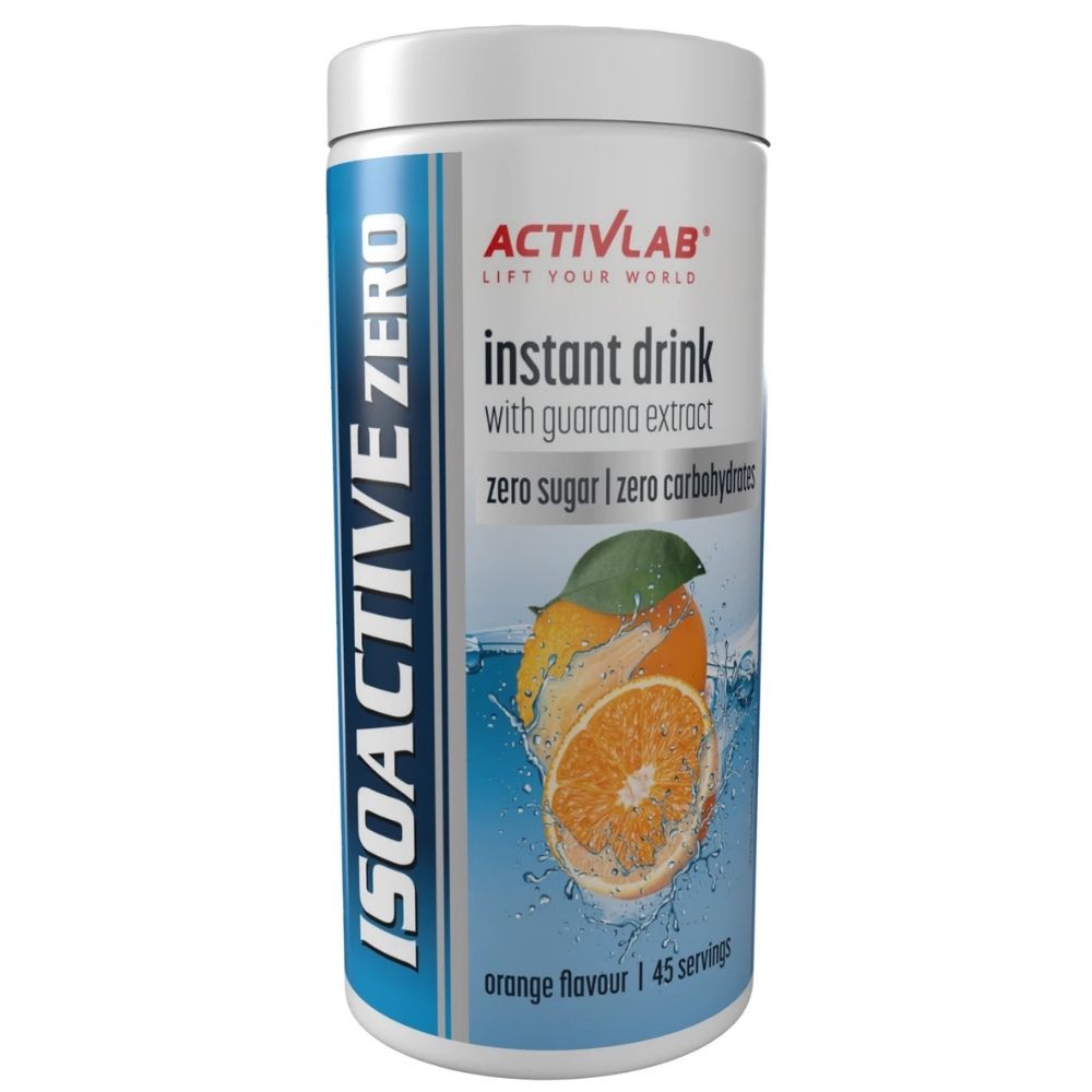 Activlab Isoactive Zero, pomarańcza - 225 g