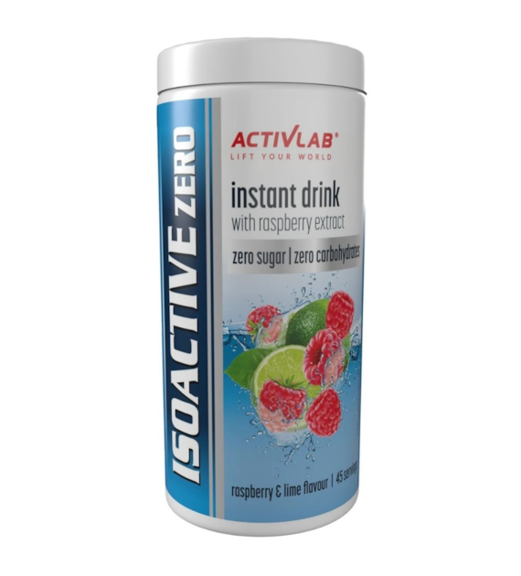 Activlab Isoactive Zero, malina-limonka - 225 g