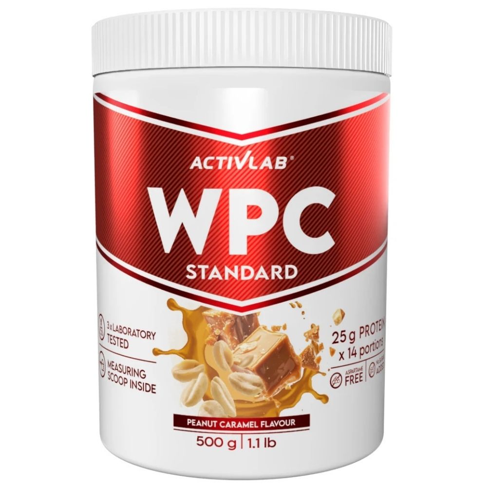 Activlab WPC Standard Koncentrat białka serwatkowego, orzech-karmel - 500 g