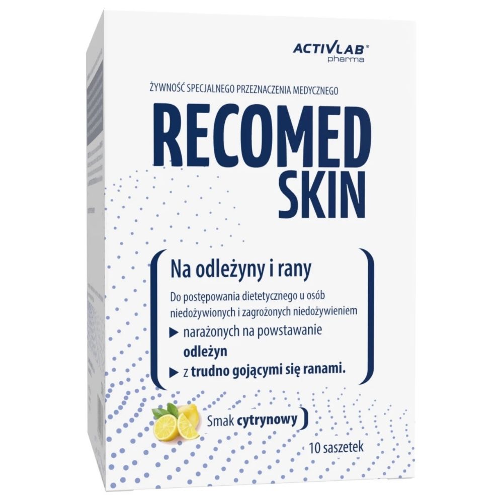 Activlab Pharma Recomed SKIN na odleżyny i rany, cytryna - 10 saszetek