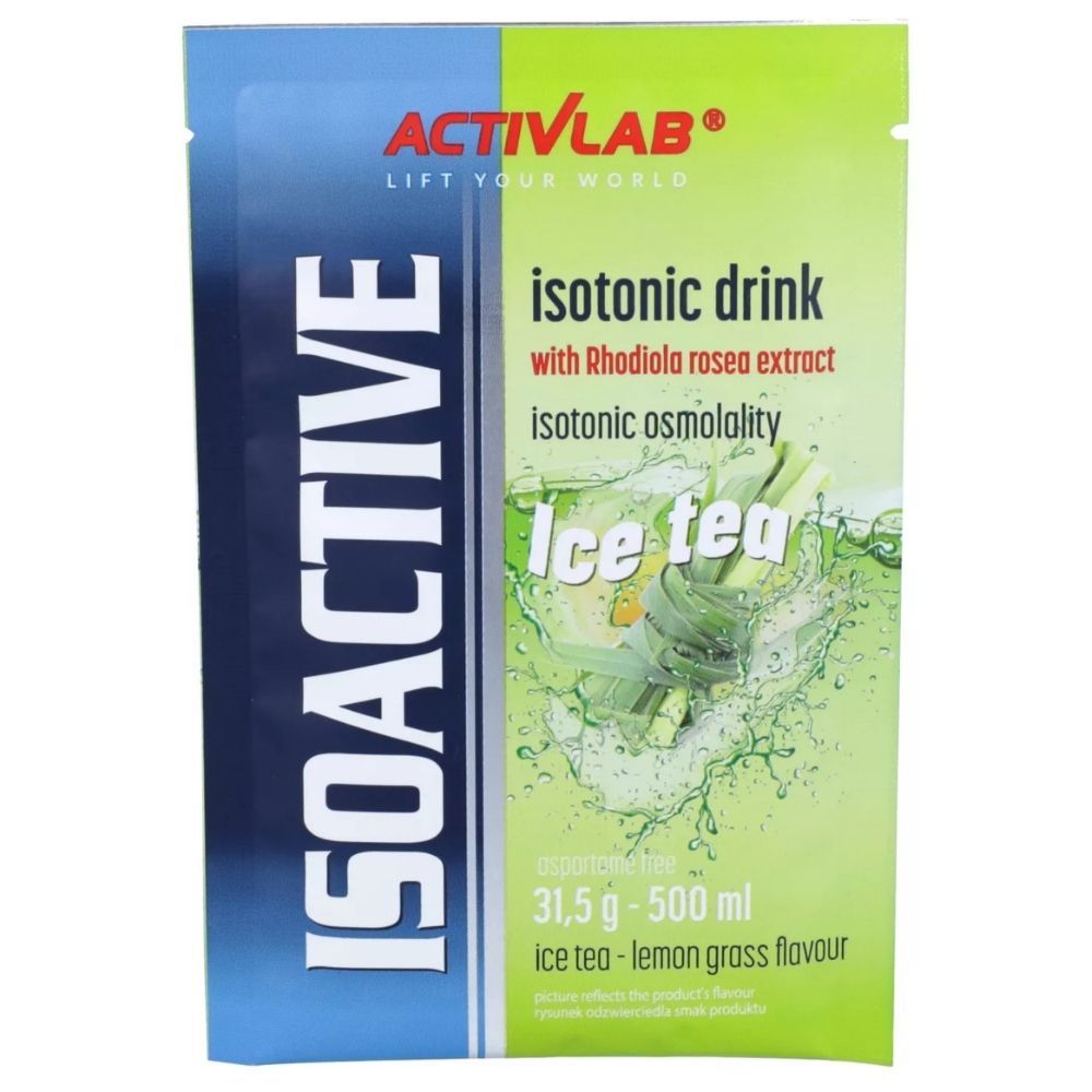 Activlab Isoactive Izotonik funkcjonalny z Rhodiola, herbata z trawą cytrynową - 31,5 g