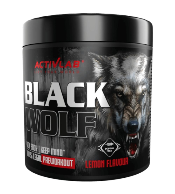 Activlab Black Wolf Przedtreningówka, cytrynowy - 300 g