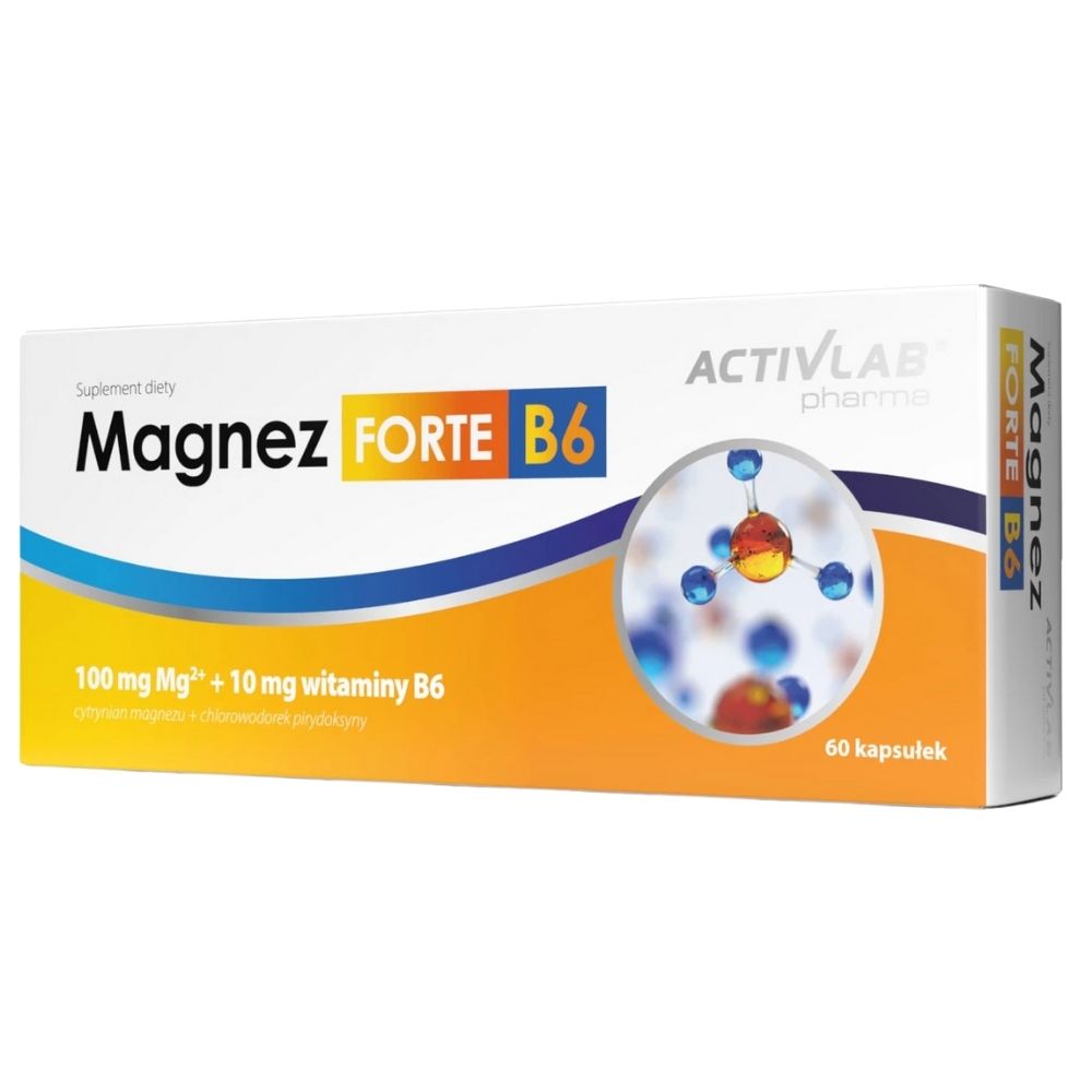 Activlab Pharma Magnez Forte B6 - 60 kapsułek
