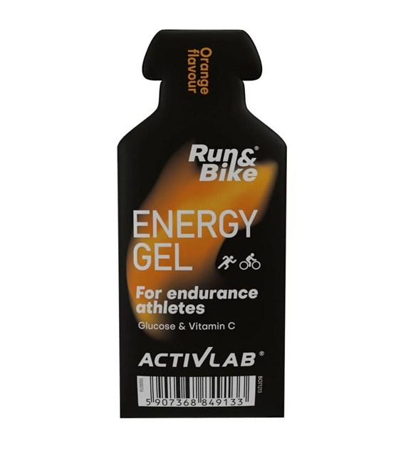 Activlab Run&Bike Żel energetyczny, pomarańcza - 40 g