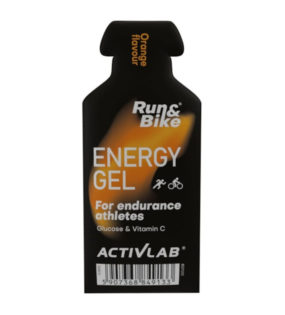 Activlab Run&Bike Żel energetyczny, pomarańcza - 40 g