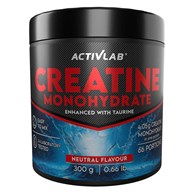 Activlab Creatine Monohydrate + Taurine, smak neutralny - 300 g