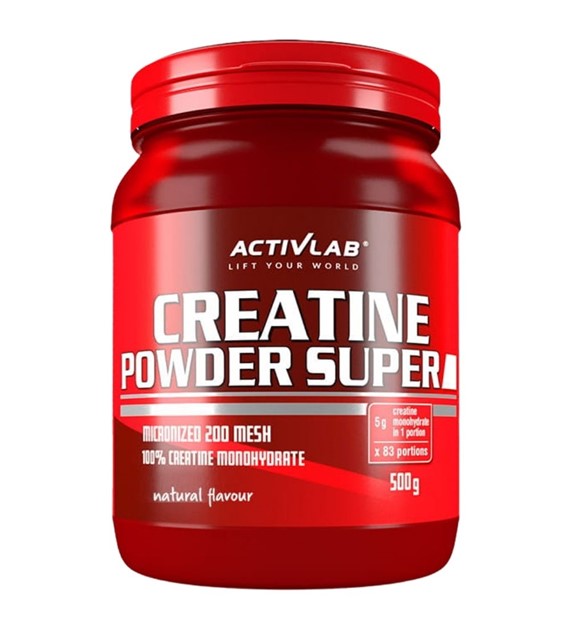 Activlab Creatine Powder Super, Monohydrat kretyny 5000 mg - 500 g
