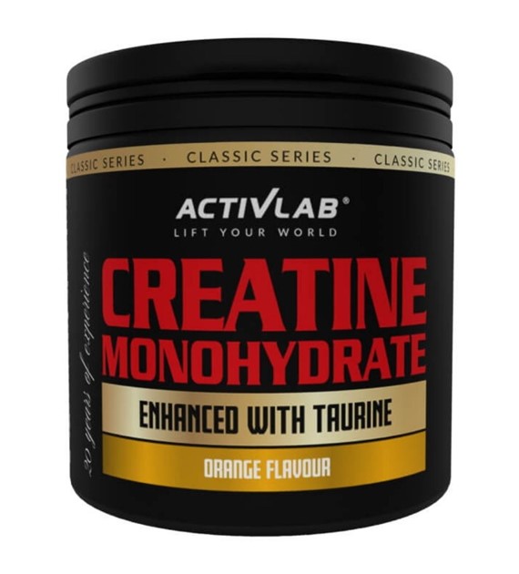 Activlab Classic Series Monohydrat kreatyny + Tauryna, pomarańcza - 300 g