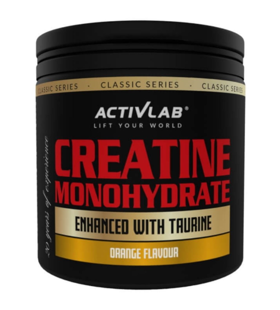 Activlab Classic Series Monohydrat kreatyny + Tauryna, pomarańcza - 300 g