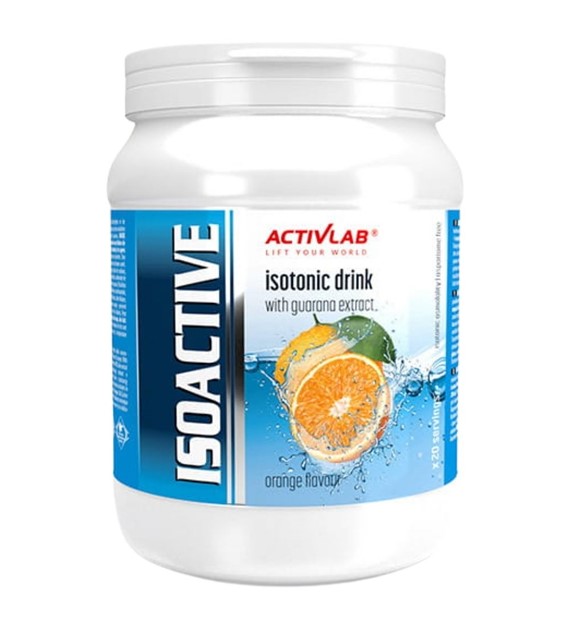 Activlab Isoactive, Elektrolity + witaminy B, pomarańcza - 630 g