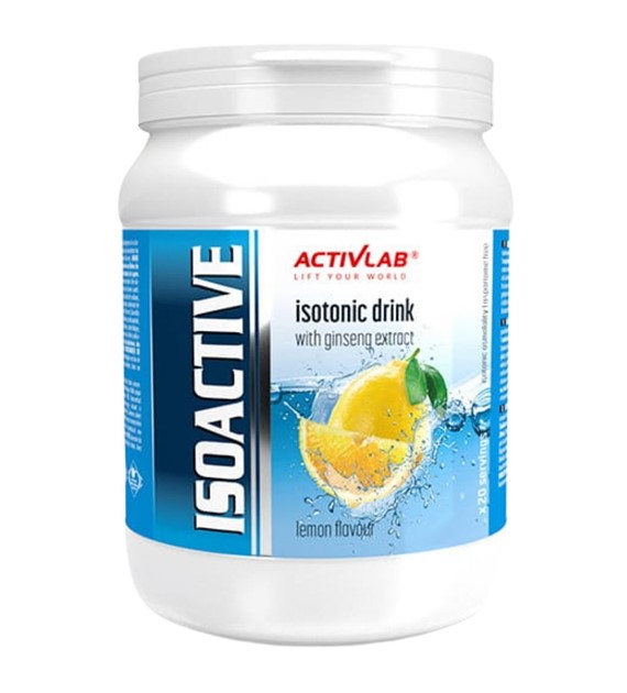 Activlab Isoactive, Elektrolity + witaminy B, cytryna - 630 g