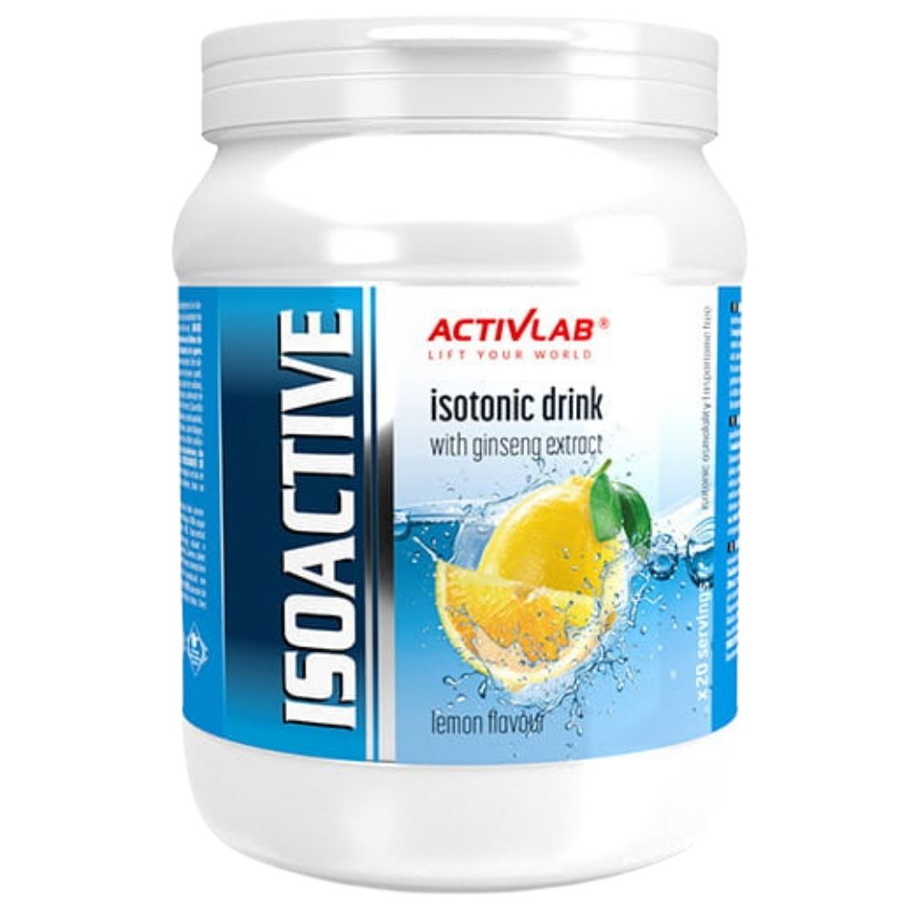 Activlab Isoactive, Elektrolity + witaminy B, cytryna - 630 g