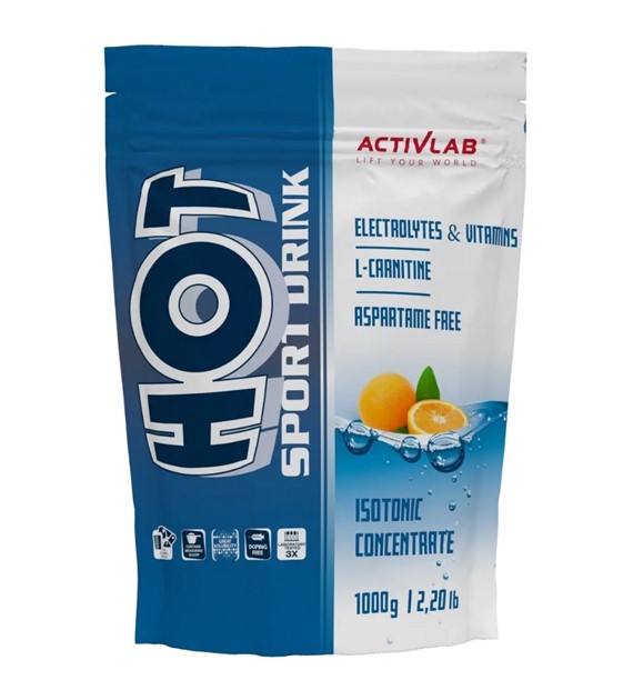 Activlab Sport Drink Napój izotoniczny, pomarańcza - 1000 g