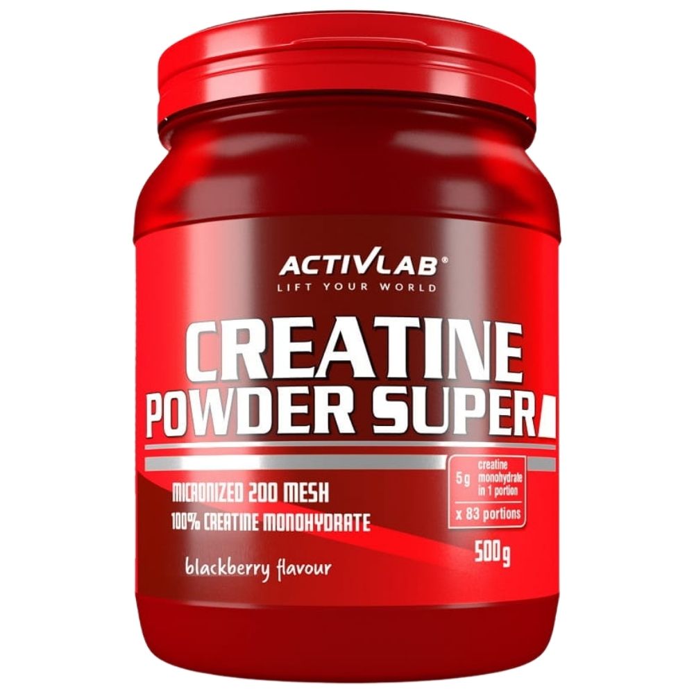 Activlab Monohydrat kreatyny 5000 mg, czarna porzeczka - 500 g