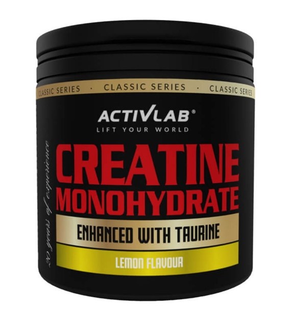 Activlab Classic Series Monohydrat kreatyny + Tauryna, cytryna - 300 g