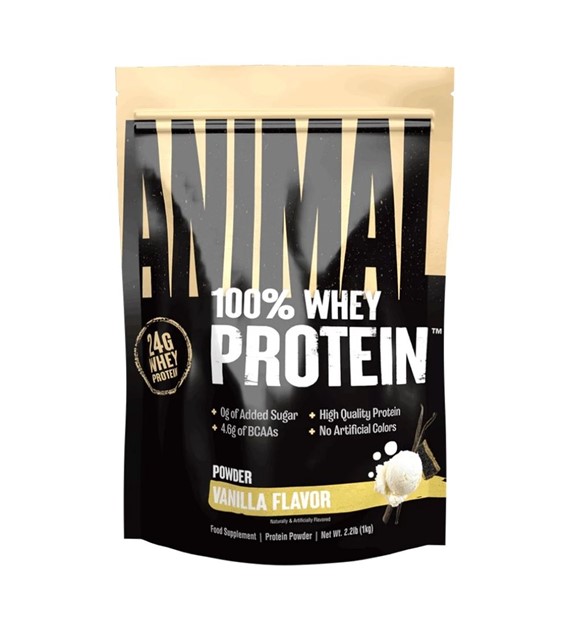 Universal Nutrition Animal Koncentrat białka serwatkowego waniliowy - 1000 g