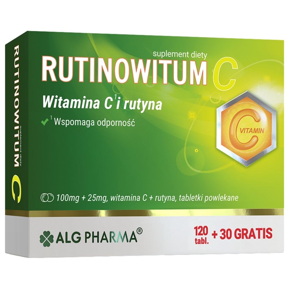 ALG Pharma Rutinowitum C, Witamina C i rutyna - 150 tabletek