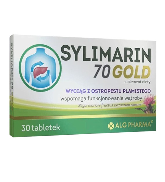 ALG Pharma Sylimarin 70mg Gold - 30 tabletek