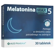 ALG Pharma Melatonina MAX 5 mg - 30 tabletek