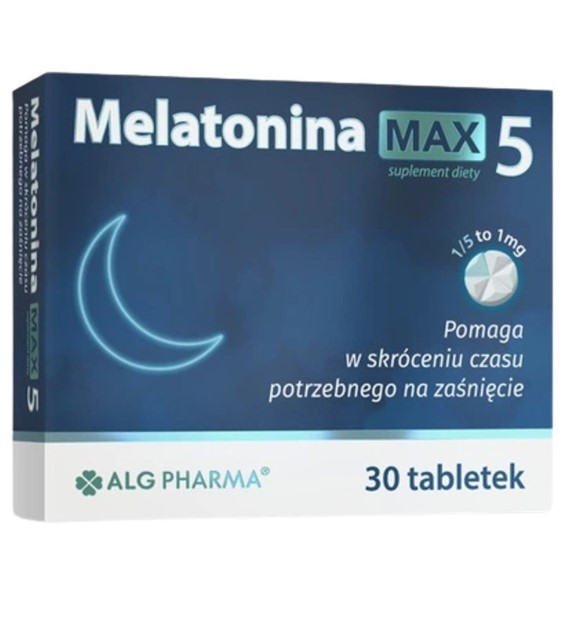 ALG Pharma Melatonina MAX 5 mg - 30 tabletek