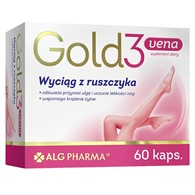 ALG Pharma Gold 3 Vena Wyciąg z ruszczyka - 60 kapsułek